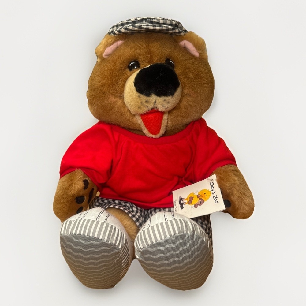 Suzy's Zoo Hugo Bear Plush Stuffed Animal in‎ Clothing by Ganz 16" Tall Original